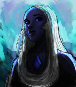 frochh:  Just one of my unfinished (but totes won’t finish it ever..bc I’m lazy) arts. I’m in love with Blue Diamond asdfghjk.. 