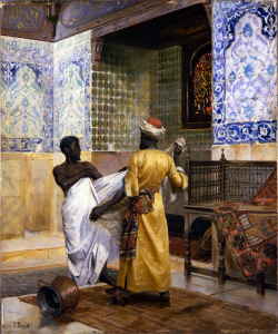 A Moor Robing After the Bath, Rudolph Ernst