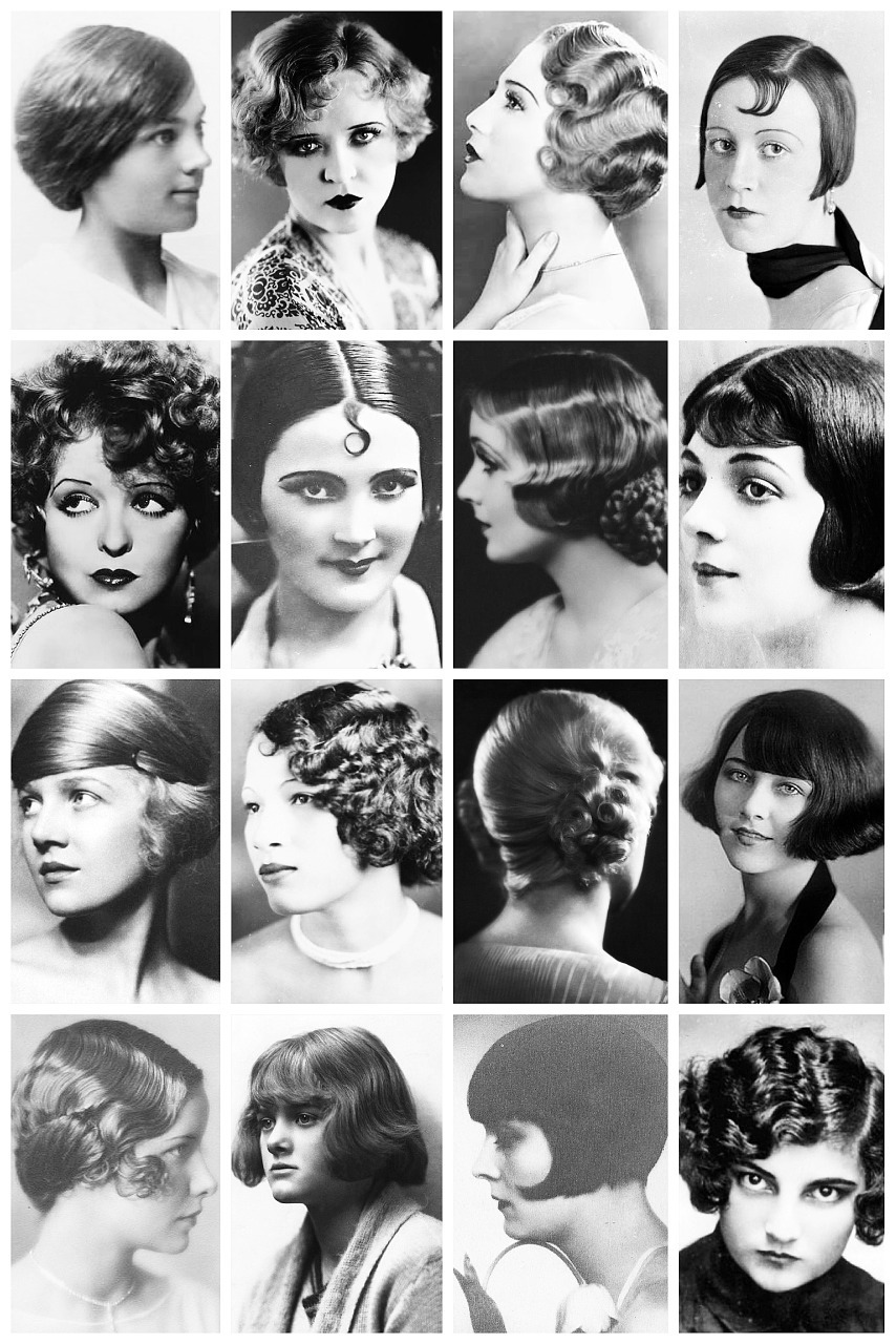 1920s Hairstyles  Bob Cuts  Finger Waves