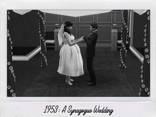 alainas-sims:Helen’s Diary1953: It was the happiest day of my life by far as I married my childhood 