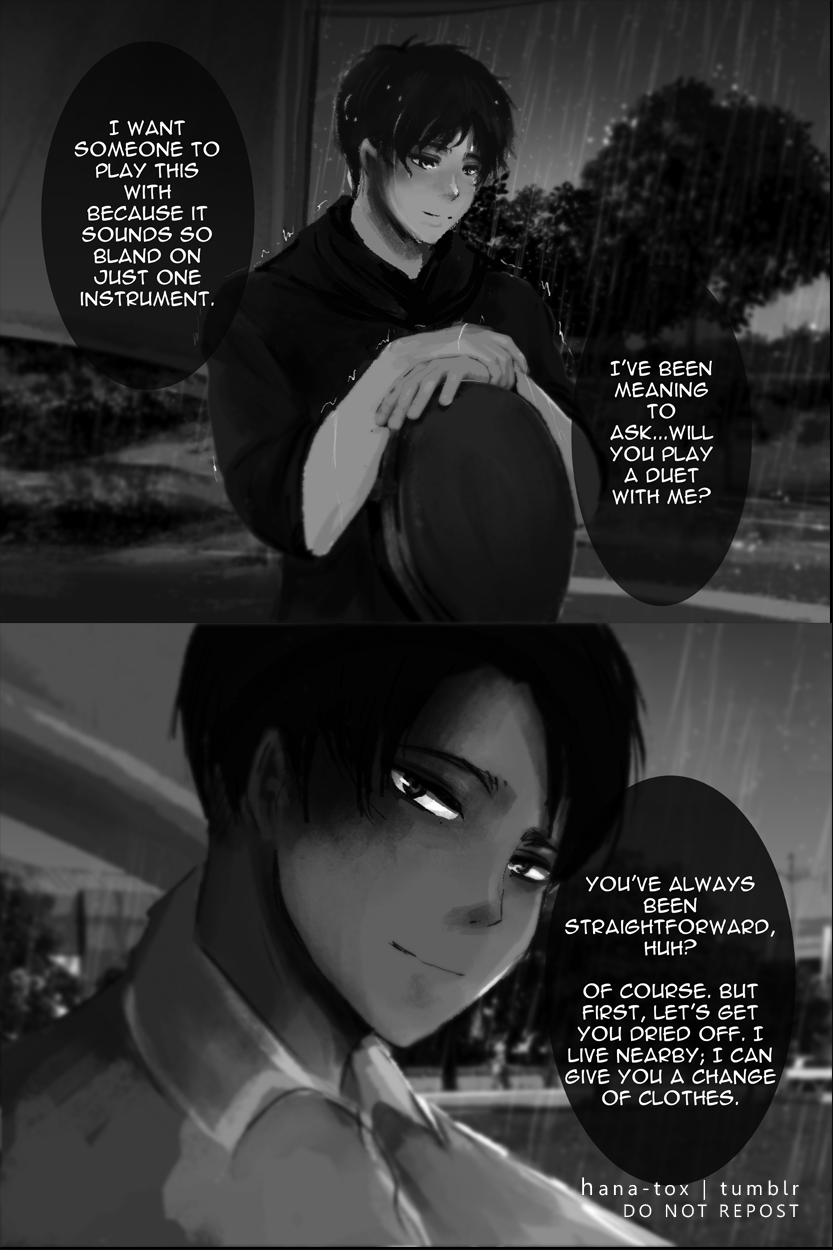 hana-tox:    Stealing Time 1|2|3|4   for ereri week prompts 5 and 6 - rain and love