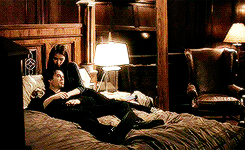 regina-georges:  Damon and Elena cuddling