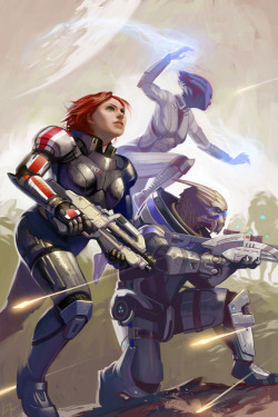 gamefreaksnz:  Mass Effect Fan Art by ~Lizzy-John on deviantART 