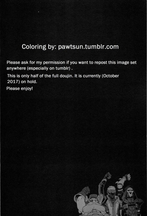 pawtsun: pawtsun:  Might as well post it instead of letting it rot. (Part 1/?) Original art by:Bear Hand | Coloring by: Me * I do not own this image set, i only colored it. If someone does not want their art here please MESSAGE me *  Part 2 (Final for