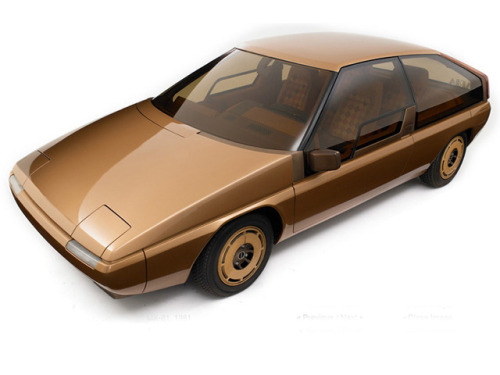 1981. Mazda MX-81 Aria concept car, designed by the Bertone group