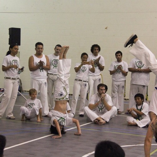Nico at capoeira
