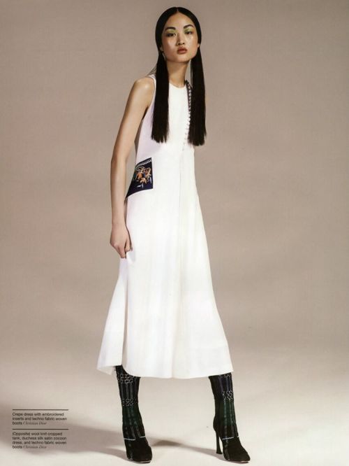 MANIFESTO MAR. 2015‘Jing Wen’Techno woven boots by Christian DiorPh: Liang ZiStylist: Johnathan YeeH