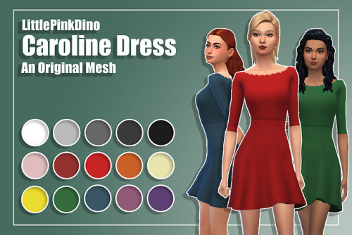 Caroline Dress - An Original MeshHappy Patch Day Everyone! In celebration of the big update, I made 