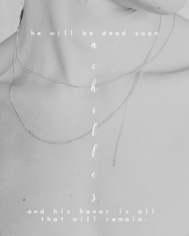 eucalles: make me choose: @tywinlcnnister asked Patroclus or Achilles “I will go,” he sa