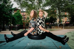 arsonforcharlie:tzikeh:acciohunks:Daniel and Weird Al Yankovic 💥💥💥📸 by