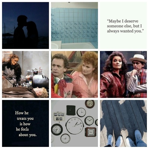 drwhoboards:Doctor Who moodboard: The Doctor/The Rani (requested by: @missys-rani)