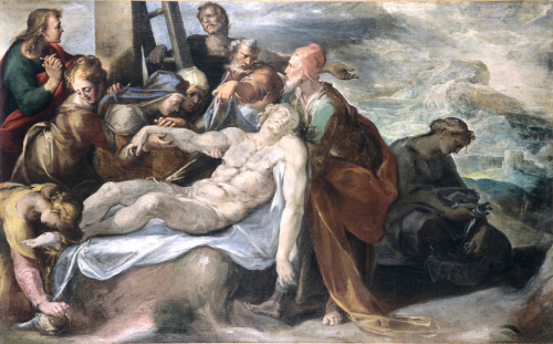Hans von Aachen (German; 1552–1615), attributed toThe Deposition of Christearly 17th centuryOil on c