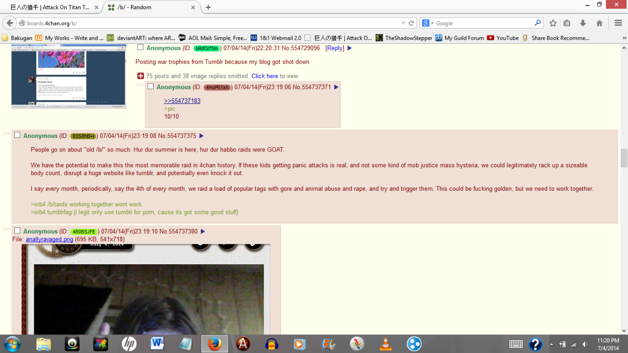 theshadowstepper:  So I was warned not to go to the /b/ section of 4chan, but I did