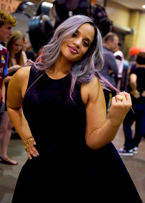 redformans:  Dascha Polanco attends the 2014 iHeartRadio Music Festival at the MGM Grand Garden Arena on September 19, 2014 