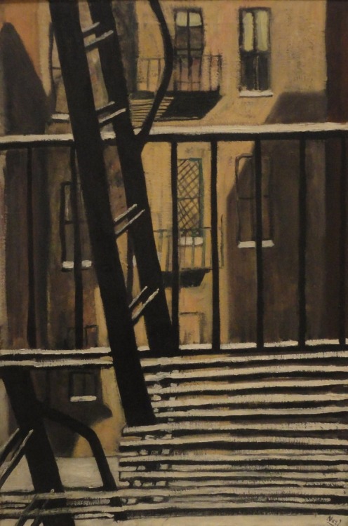 thunderstruck9: Alice Neel (American, 1900-1984), Fire Escape, 1946. Oil on canvas, 36 x 24 in. Coll