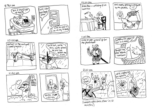 I missed Hourly Comics Day this year but I never posted last year’s so&hellip;. here’s my hourly com