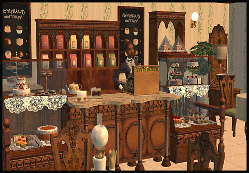 If you were waiting to download my redone version of VitaSims Victorian Tea Shop, here it is! As alw