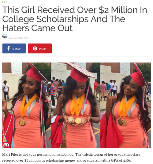 hoes-n-cheerios: lagonegirl: Glory To God Her promising future is just starting. #BlackPride #