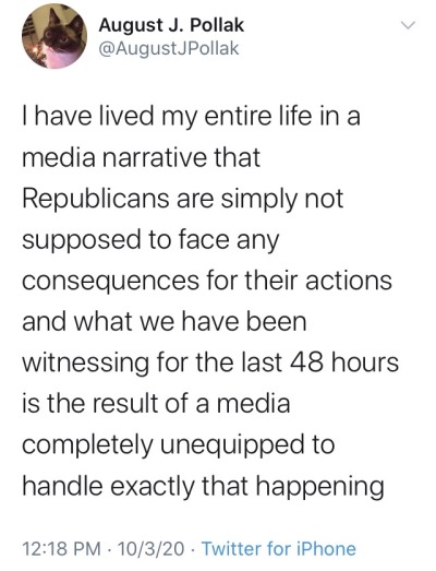 ubernegro:This thread sums up my entire feelings about Trump and essentially the GOP contracting COVID 