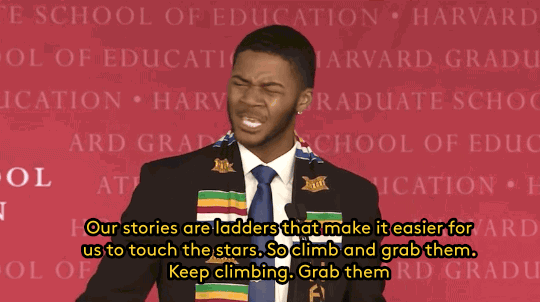 nightxvision:  refinery29:  Watch: This Harvard student just gave one of the greatest