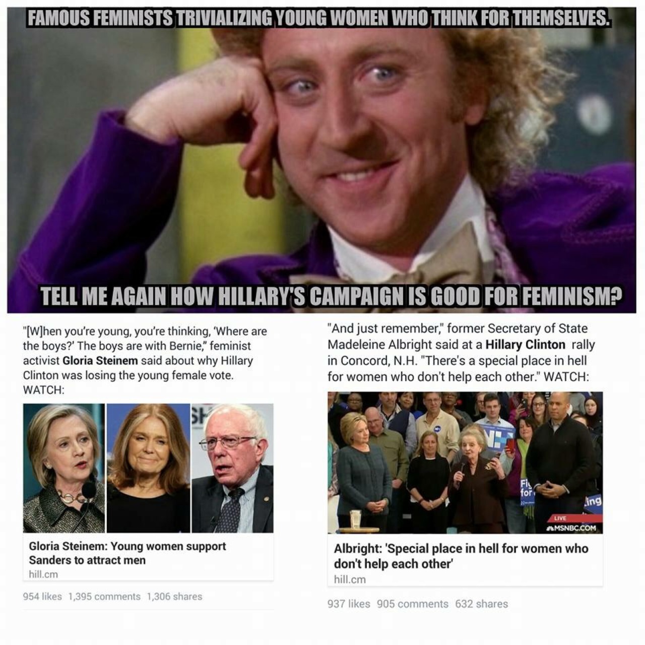 wholenewworldofkink:  Outrageous! Isn’t it sexist to try and make us vote for someone