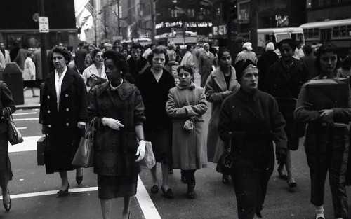 Christmas on State Street, 1962, Chicago. Lee Balterman