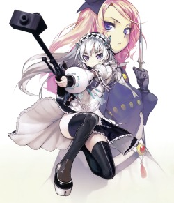 chaika trabant gothic lolita gun heels hitsugi no chaika lolita fashion namaniku atk thighhighs viivi holopainen weapon | #303620 | yande.re