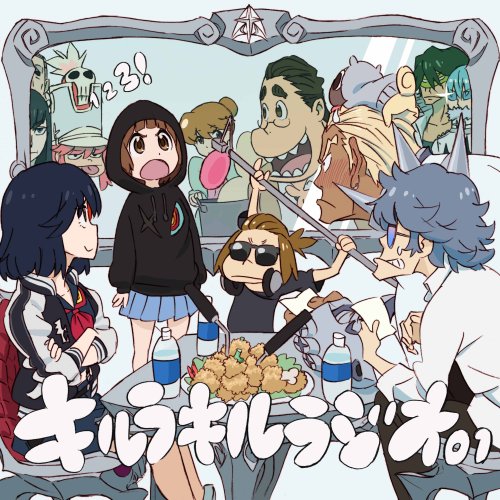 as-warm-as-choco:“KILL la KILL Radio“ CD vol.1 Cover by Sushio (すしお)