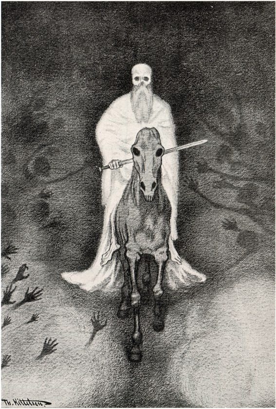 Theodor Kittelsen (1857-1914), ‘Apokalypse Döden’, 1906