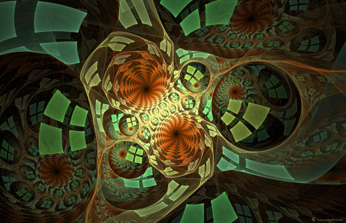 Cory Ench -  Time Window   (pure fractal flame, 2006)