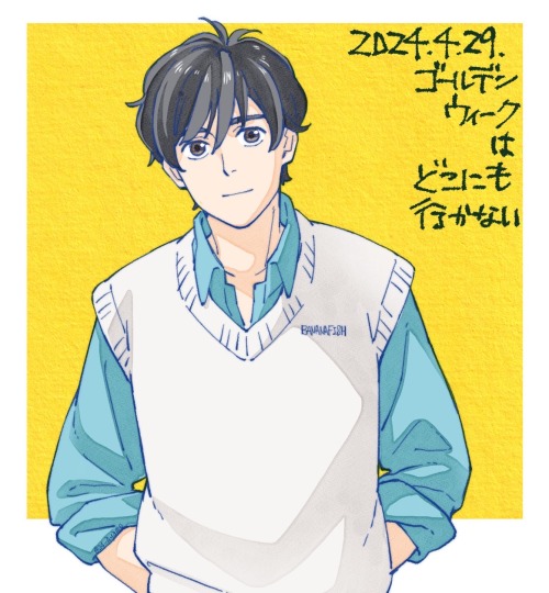 New Eiji Art By Banana Fish Anime Director Ayumi Yamada (山田 歩) ✨