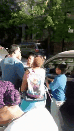 micdotcom:  According to the Free Thought Project, Copwatch Patrol Unit member Michael Barber said he saw two undercover officers attempting to arrest a 14-year-old girl around 7 p.m. Thursday on the corner of 140th St. and Hamilton Place in Harlem. The