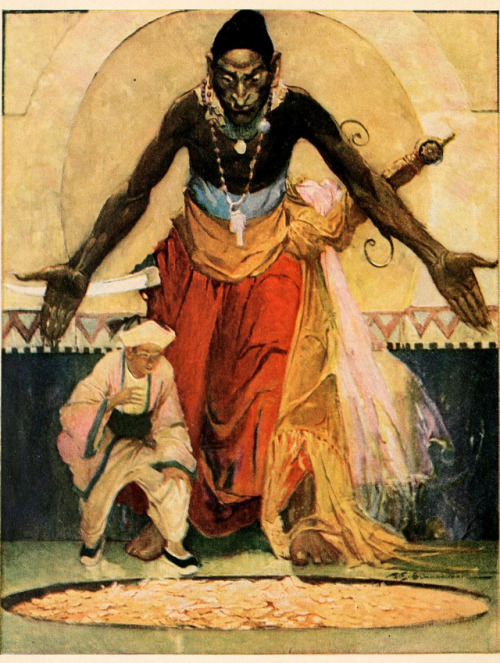 Louis Rhead (1857-1926), “The Arabian Nights’ Entertainments”, 1916Source