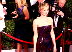 peetamellarkthebaker:  Jennifer Lawrence at the 20th Annual SAG Awards 