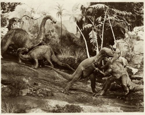 ronaldcmerchant: the LOST WORLD (1925) click to enlargeStop Motion DinosBlazing the trail for Land