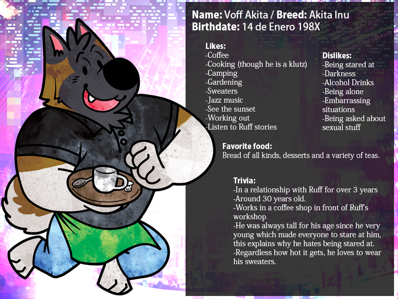 gabshiba:  Voff &amp; Ruff Character SheetEspañol / English