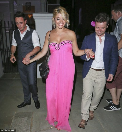 ant-and-declan:  Ant and Dec with Holly Willoughby at the ITV Summer Party (x)