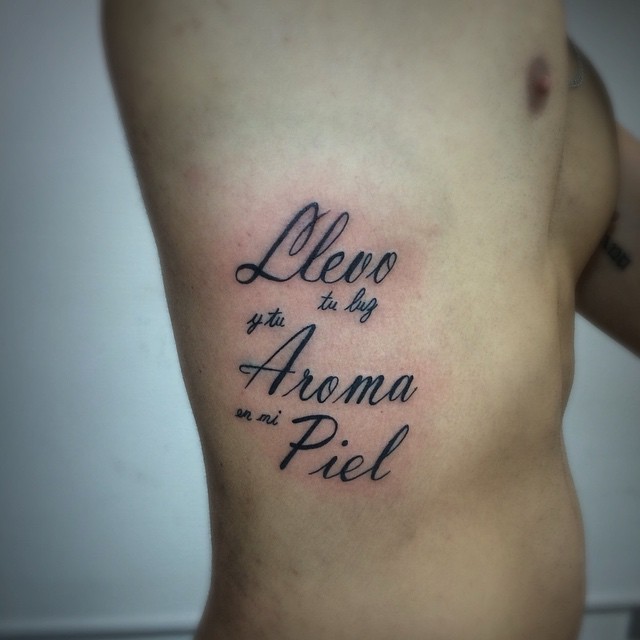 Llevo tu luz y tu aroma en mi piel #canción #song #venezuela #tattoo #tatuaje #ink