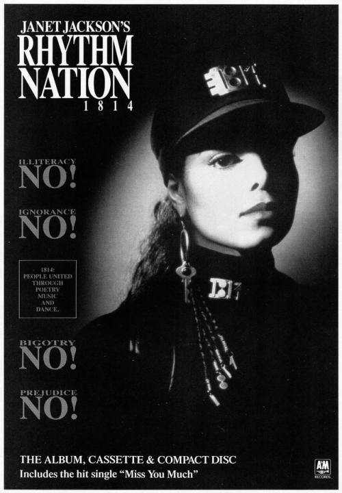 janetbrsite: “We created Rhythm Nation hoping the world would be a better place. But today the