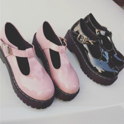 coquettefashion:  Cute ShoesPink Or Black T-bar Shoes* | Heart Cut out Shoes*Black Dolly Mary Janes* | Black &amp; White Mary Janes”Black Mary Janes  | Purple Mary JanesBow Front Shoes*  |   T Strap Platform Flats    T-strap Shoes   |  Purple