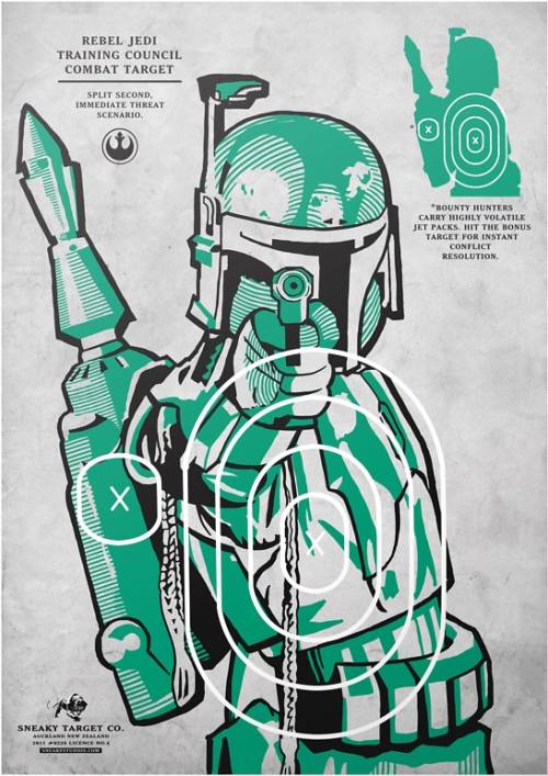 star-wars-daily:  Star wars shooting targets!   Mine would be the opposite. Shooting at rebel losers and Jedi douches. Loyal to the Galactic Empire. Bound to the power of the Dark Side.