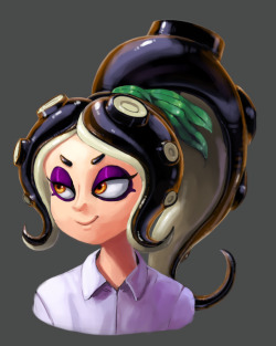 itdontevenmata:  Splat1 Elite Octos had really cool looking hair.This one has her hair in a more casual style.  