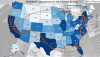 Domestic migration in the United States.
[[MORE]] alexander-j:
This map represents internal migration of people in the United States. Individual states are colored based of total number of people who left the state. Arrows represent top 25 migration...