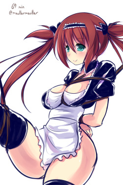 maullart:  It’s Thigh Thursday! Here’s an Airi, since I don’t draw Queen’s Blade stuff enough.