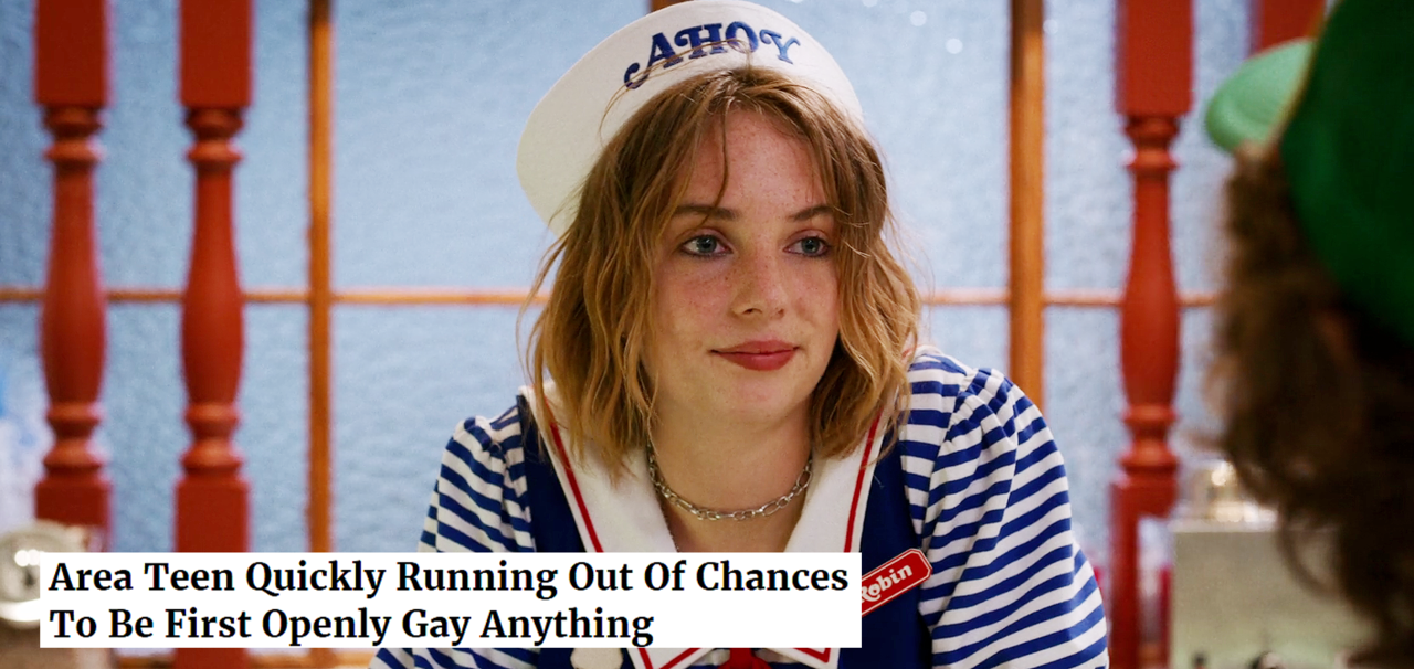blairwitchz:  stranger things season three+ the onion headlines  