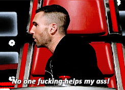 tears-dry:  Adam fucking Levine.