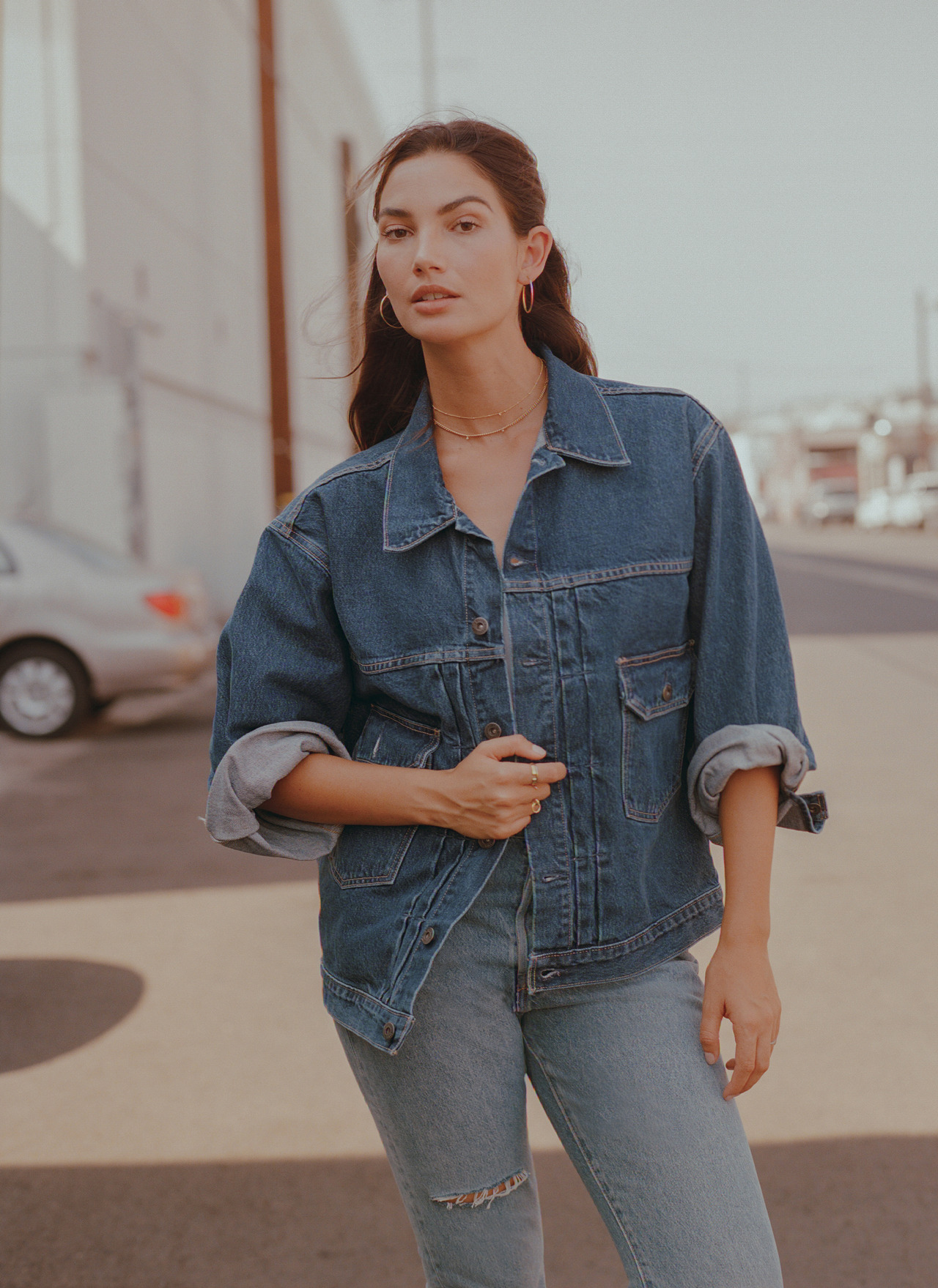 Lily Aldridge for Levi's. - Justin Chung