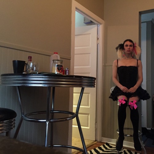 crossdressingprincess:  My attempt at being a doll