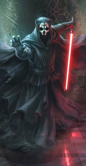 because-star-wars-thats-why:  He cares nothing for the Sith or its teachings… or the Jedi. And when the Jedi are dead, he will feed on the galaxy, the Republic, and eventually, consume the Sith as well.” - Kreia  Darth Nihilus, Lord of Hunger