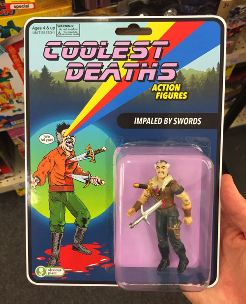 obviousplant:Coolest Deaths Action Figure. Only one for sale. Buy it on eBay.